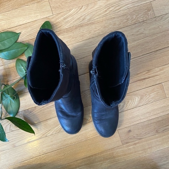 Bare TRAPS SHANTAL BOOTS Black Mid Calf Size 9.5 - Picture 10 of 12